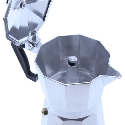 Cafetera Italiana Clásica 6 tazas mango ergonómico cocina de Inducción